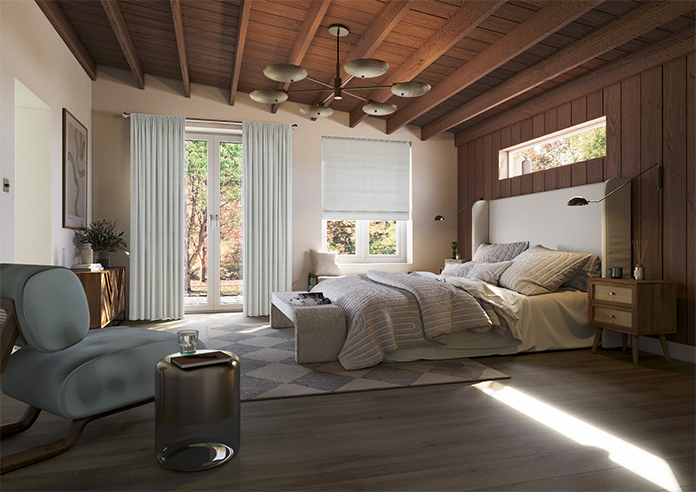 Shima Faux Silk, Silver - Made to Measure Curtains - Image 7